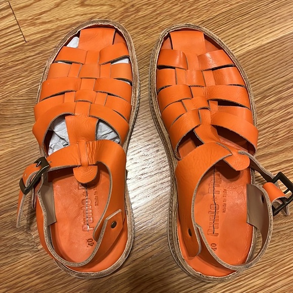 New Urban Outfitters Punto Pigro Platform Fisherman Sandal 39 or 9 and 40 or 10 - Picture 16 of 16